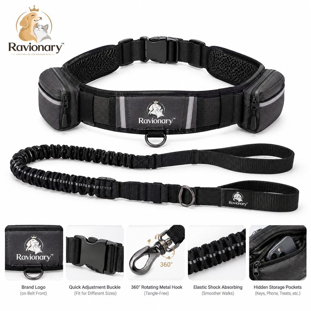 ravionary™ Hands-Free Dog Walking Belt