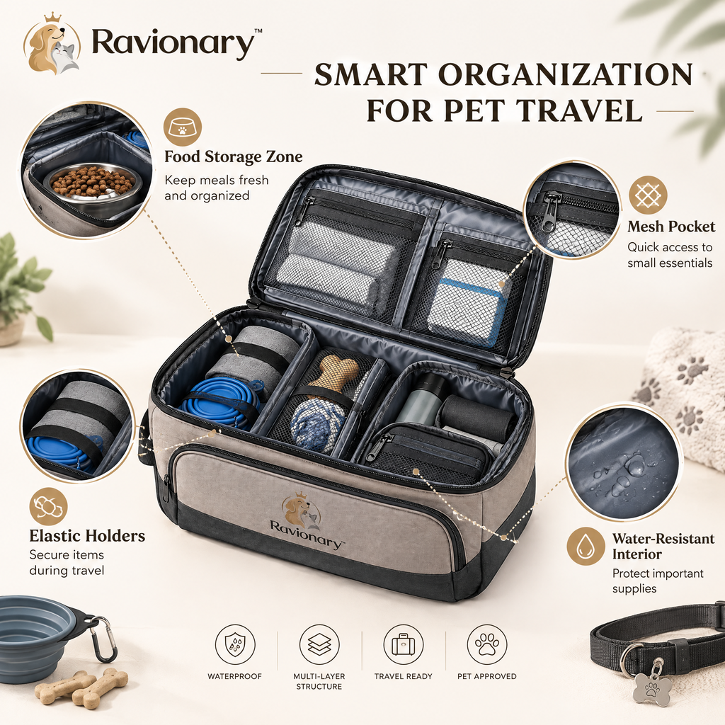 ravionary™ Explorer Pet Journey Organizer