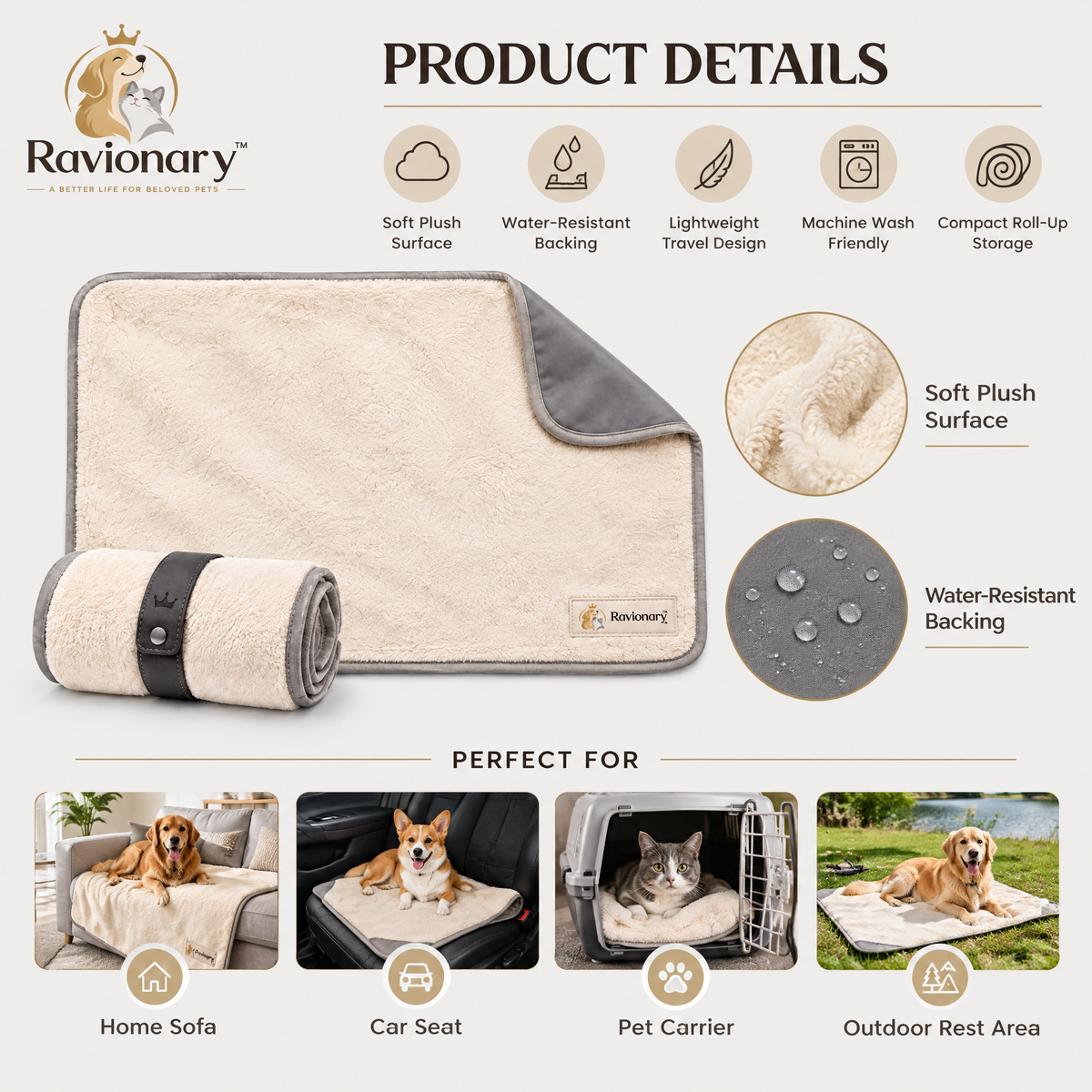 ravionary™ Cozy Travel Comfort Blanket