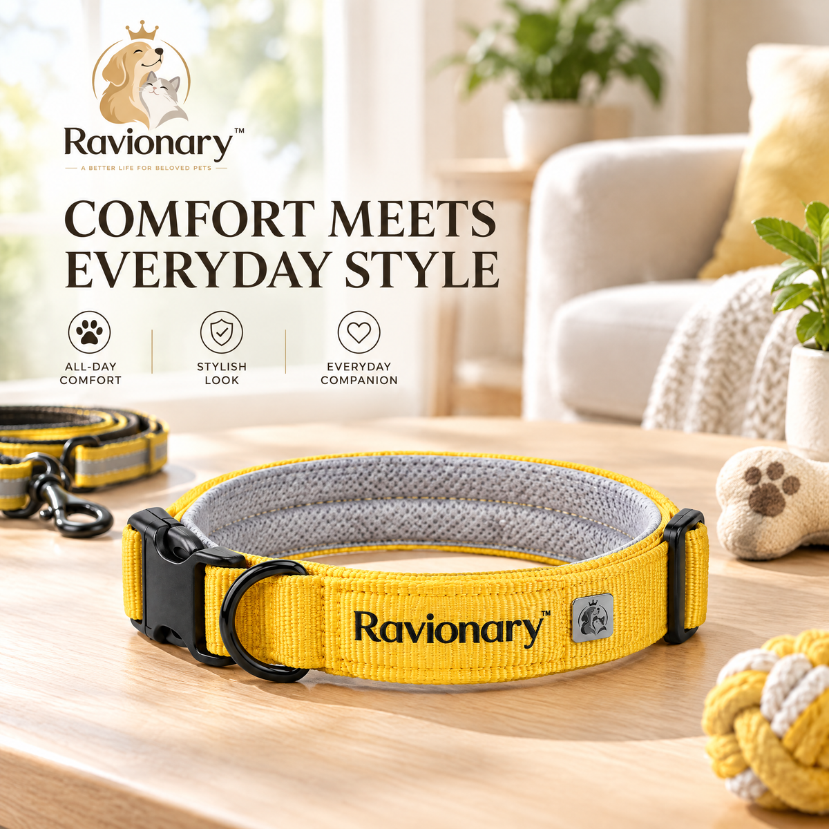 ravionary™ Comfortable Adjustable Pet Collar