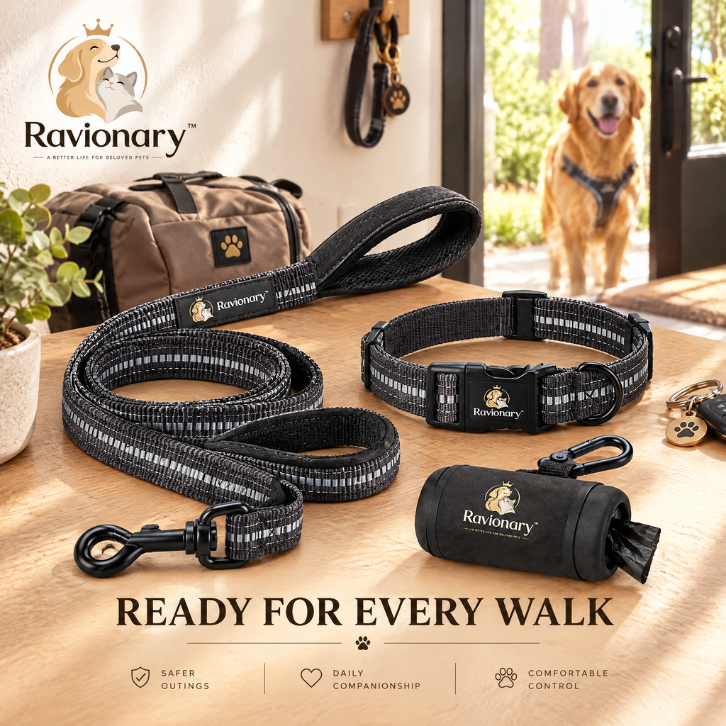 ravionary™ Reflective Everyday Walk Leash Set