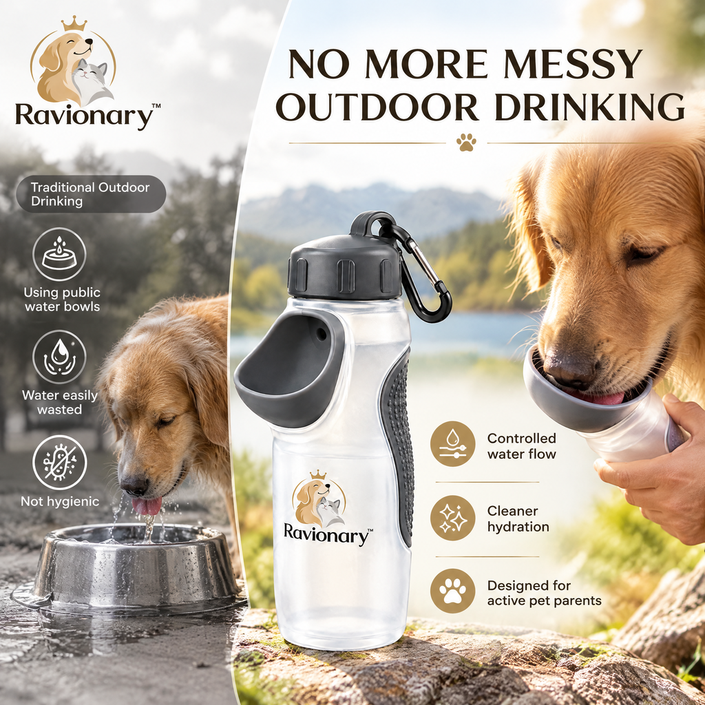 ravionary™ Portable Pet Travel Water Bottle