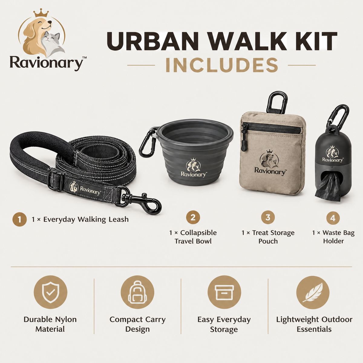 ravionary™ Urban Walk Essential Kit