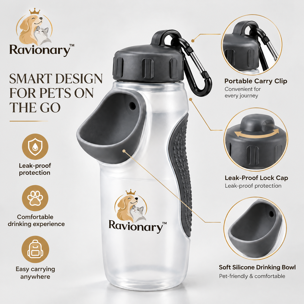 ravionary™ Portable Pet Travel Water Bottle