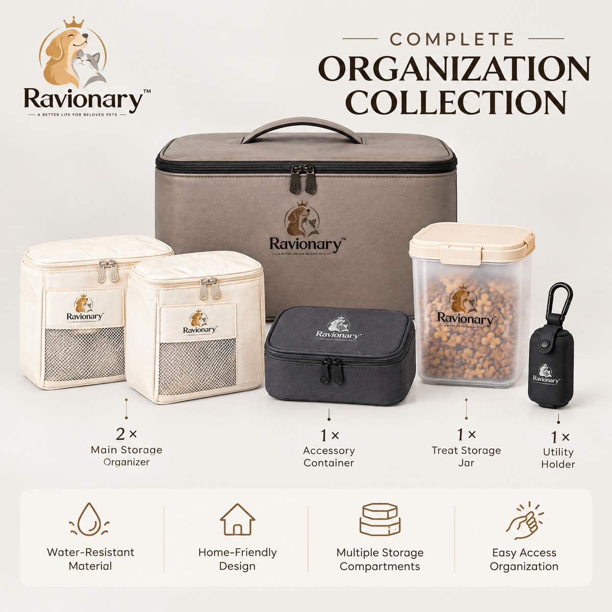 ravionary™ Premium Pet Organization Collection