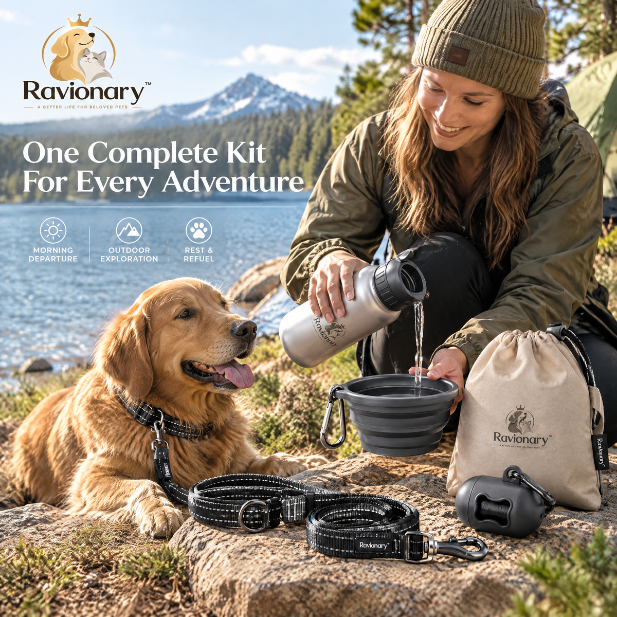ravionary™ All-Day Outdoor Pet Travel Set