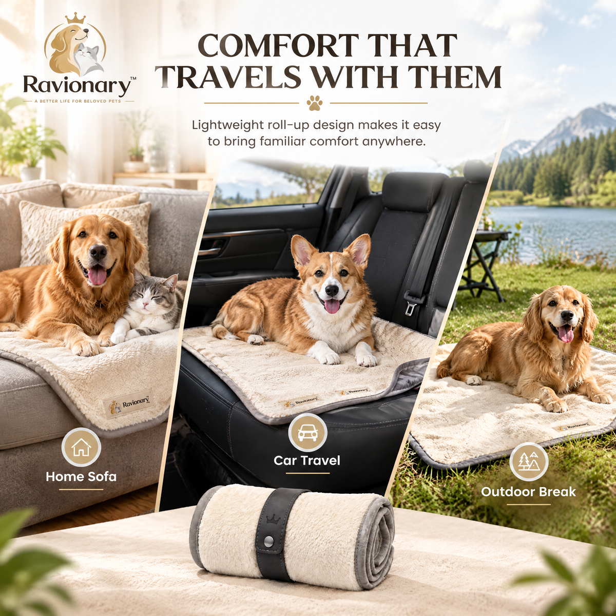 ravionary™ Cozy Travel Comfort Blanket