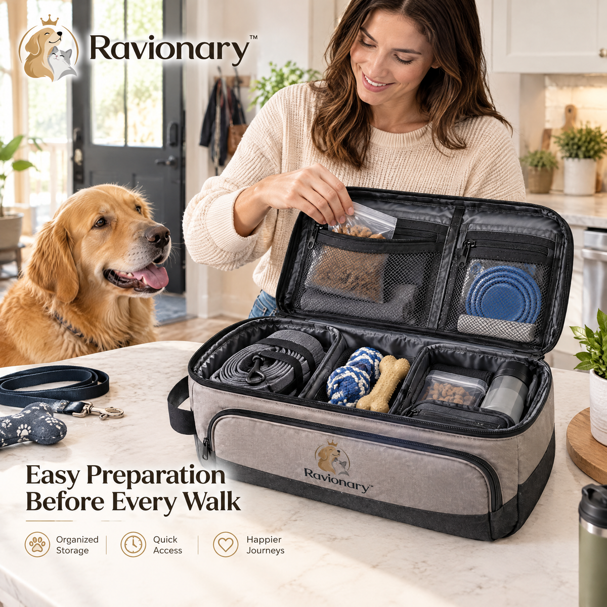 ravionary™ Explorer Pet Journey Organizer