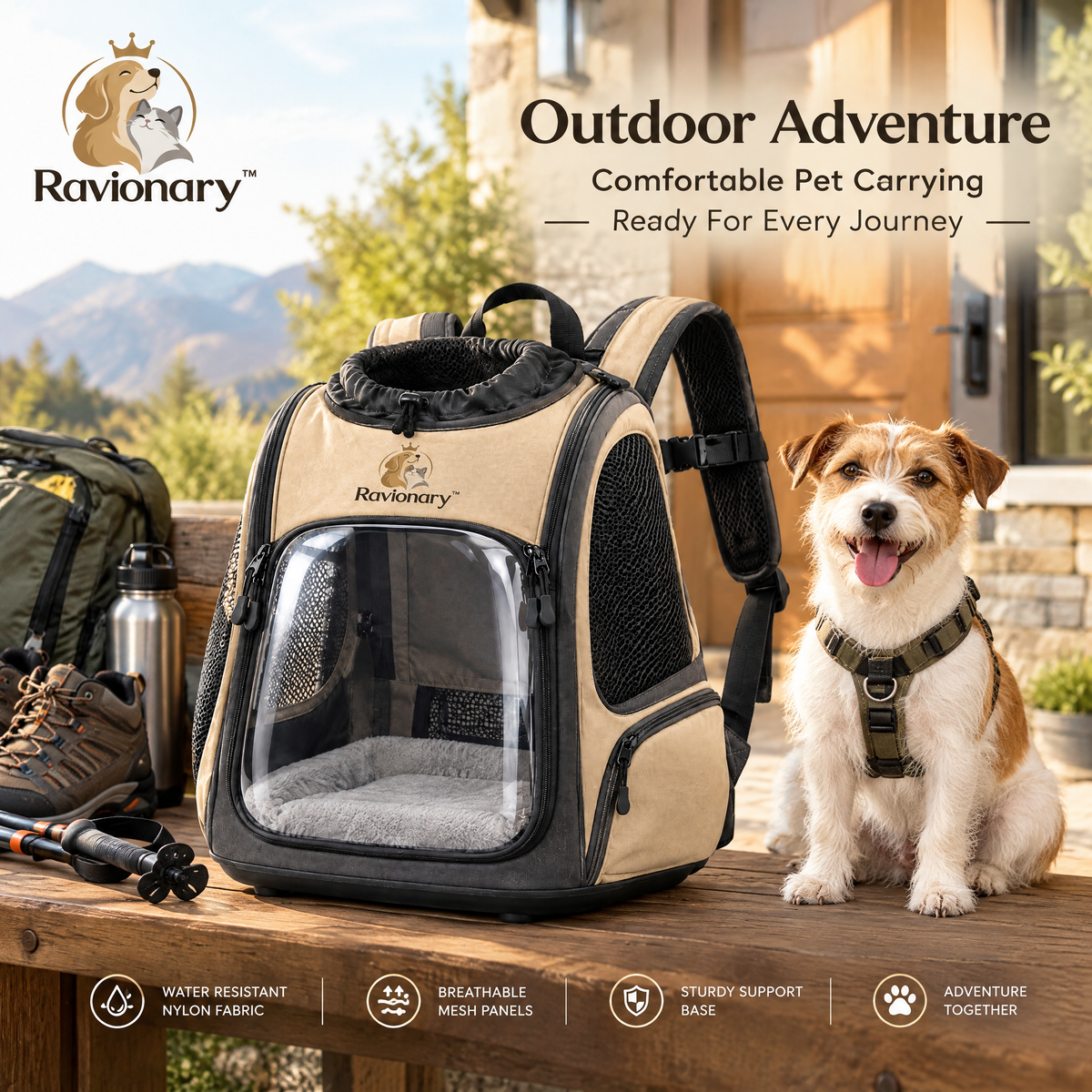 ravionary™ Adventure Ready Pet Backpack