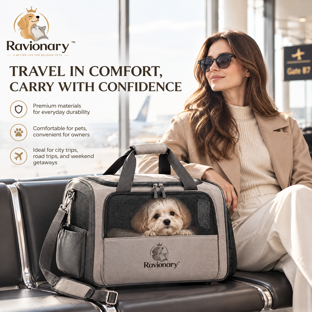 ravionary™ Premium Pet Travel Carrier Bag