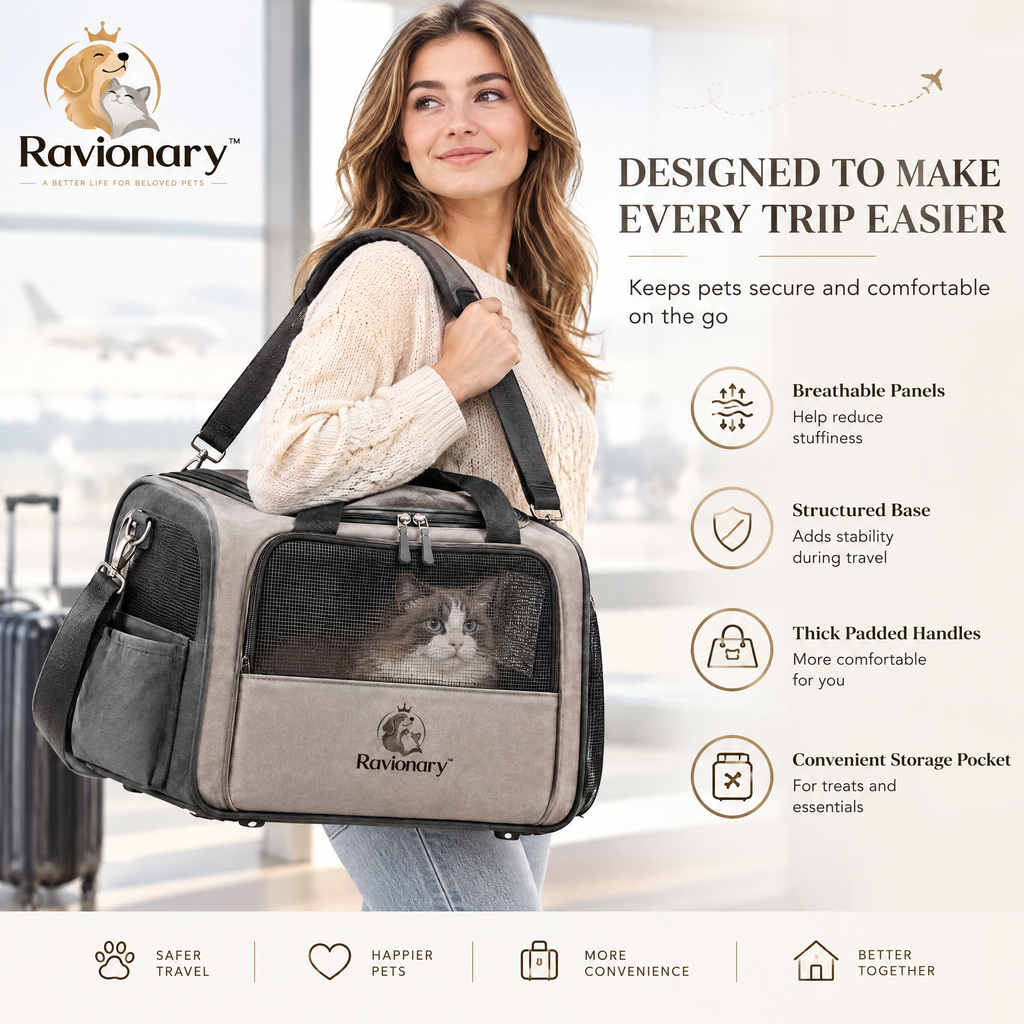 ravionary™ Premium Pet Travel Carrier Bag