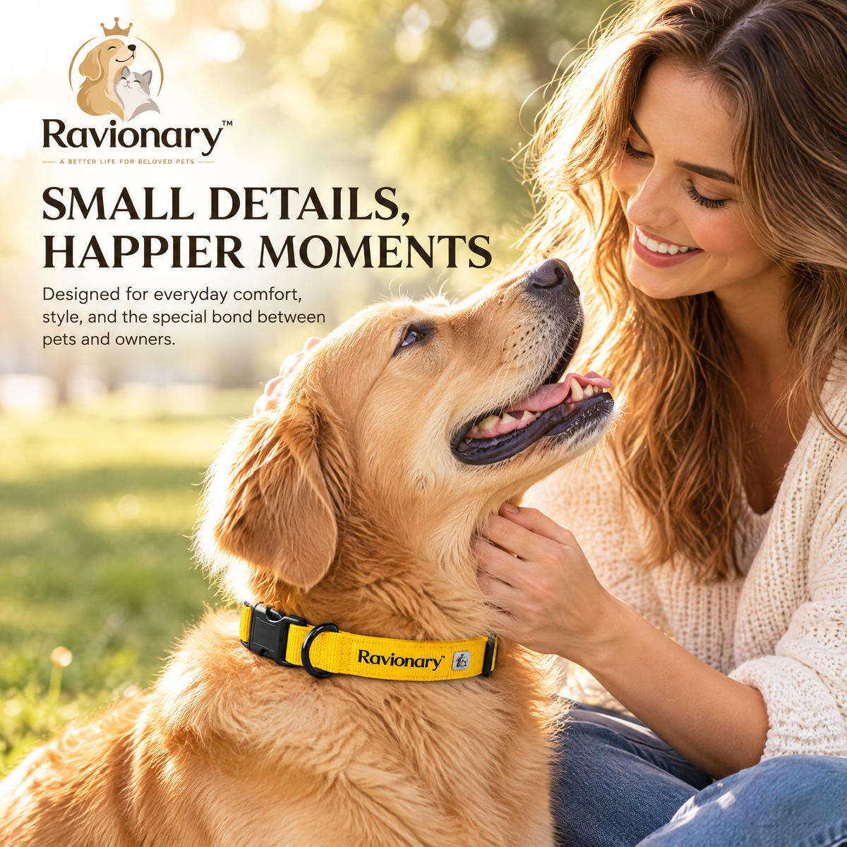 ravionary™ Comfortable Adjustable Pet Collar