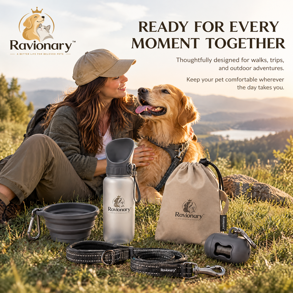 ravionary™ All-Day Outdoor Pet Travel Set